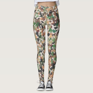 mehrfarbiges Muster Leggings