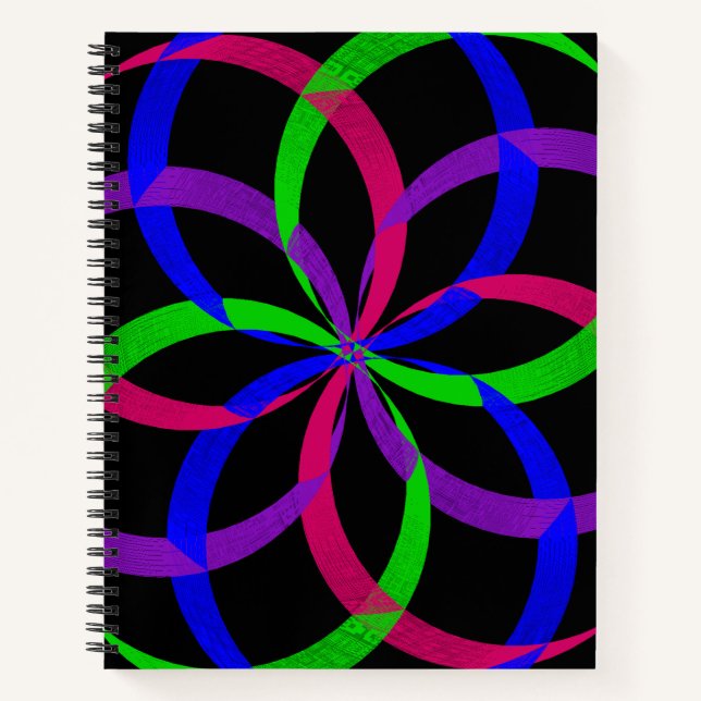 Mehrfarbiges Notebook (Abbildung 8) Notizbuch (Vorderseite)