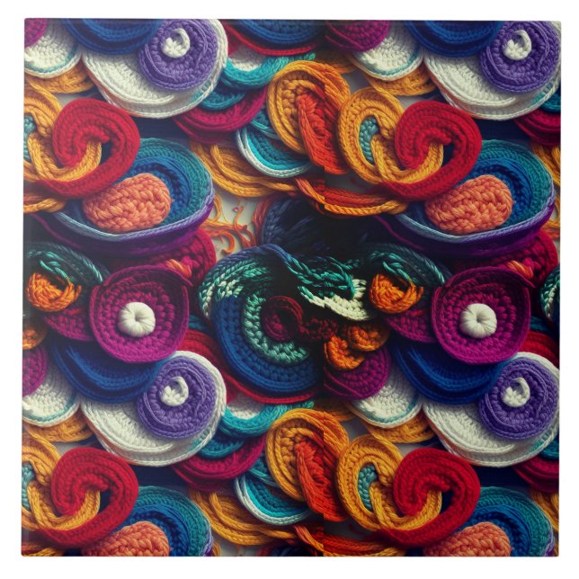 mehrfarbiges Patchwork Fliese (Vorderseite)