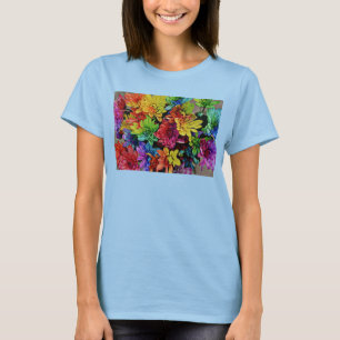 Mehrfarbiges Tank-Top (blau) T-Shirt