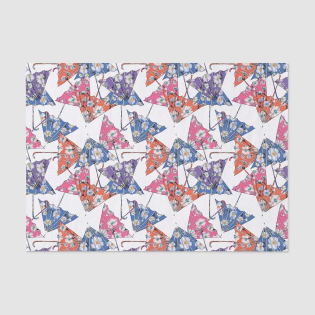 mehrfarbiges Tissue-Gewebe Seidenpapier (Vorderseite)