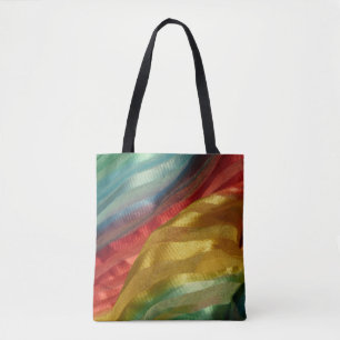 Mehrfarbstoff-Rainbow-Totbeutel