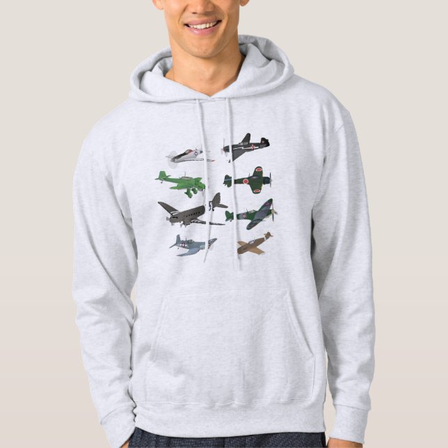 Mehrflieger-WW2 Hoodie (Vorderseite)