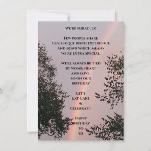 Mehrjährige Geburtstagsflatterkarte