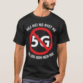 Mehrsprachig nein zum T - Shirt 5G