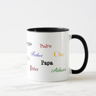 Mehrsprachige Vater-Tasse Tasse