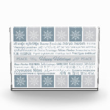 Mehrsprachiges Foto "Happy Holidays"