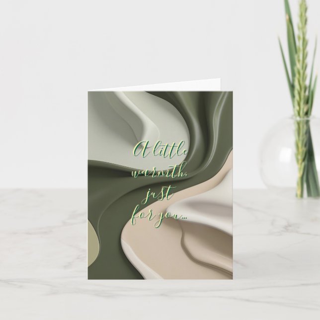 Mehrzweck gefaltete Karte in stylischer Grafik (Vorderseite)