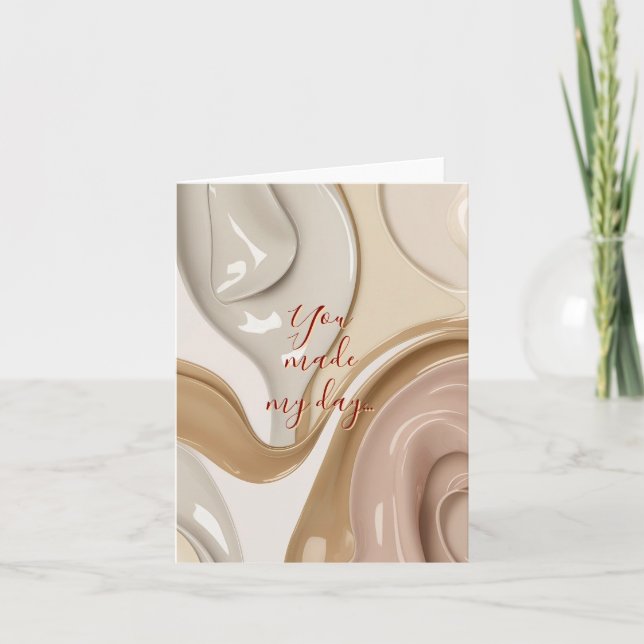 Mehrzweck gefaltete Karte in stylischer Grafik (Vorderseite)