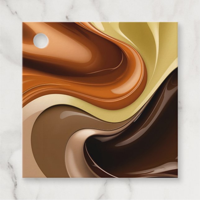 Mehrzweckfavoriten in stylischer Grafik Geschenkanhänger (Vorderseite)