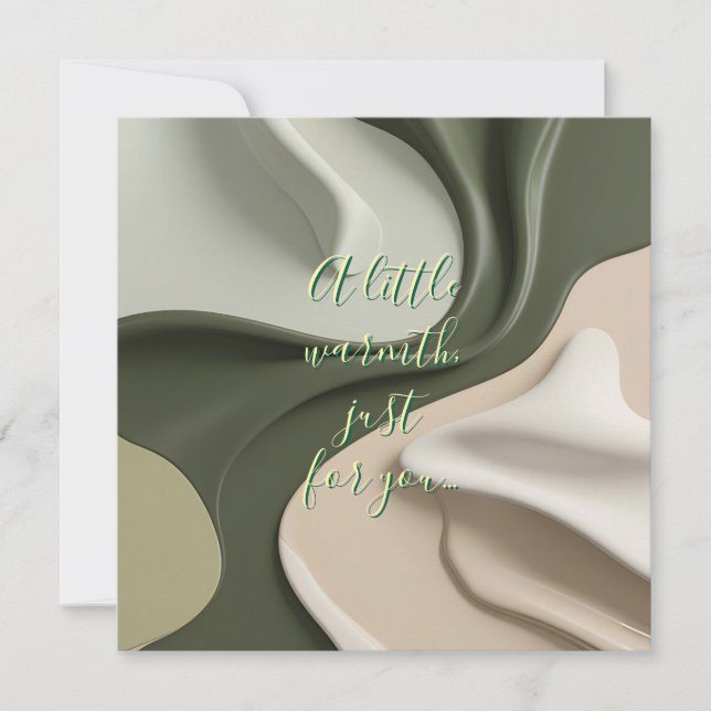 Mehrzweckflachkarte in stylischer Grafik (Vorderseite)