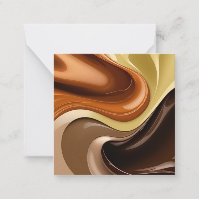 Mehrzweckkarte in stylischer Grafik Mitteilungskarte (Vorderseite)