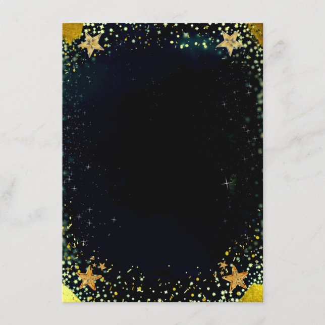 Mehrzweckkarte zum Aufmachen von Sternen (Vorderseite)