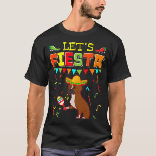 Meican Cinco De Mayo Fiesta Let's Fiesta Boer Pre T-Shirt
