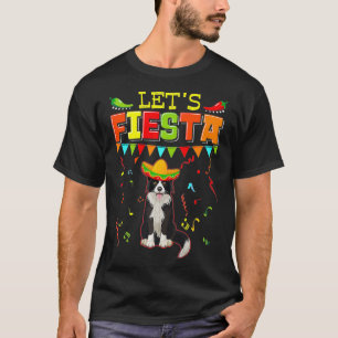 Meican Cinco De Mayo Fiesta Let's Fiesta Border C T-Shirt