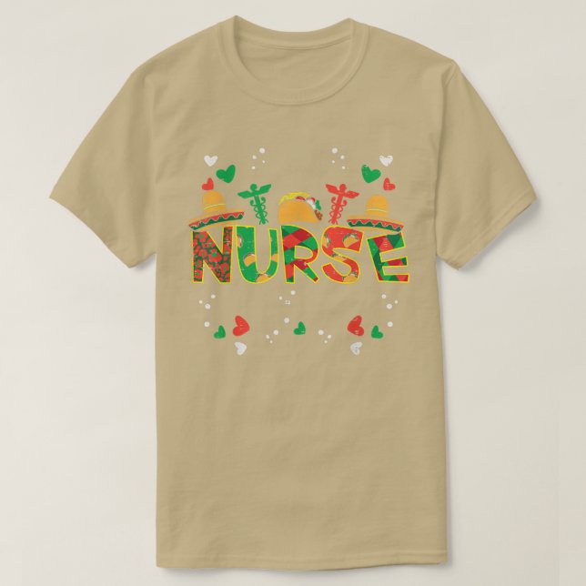 Meican Nurse Cinco De Mayo Nurse Women Scrub Top R (Design vorne)