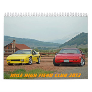 Meile hoher Fiero Verein 2013 Kalender