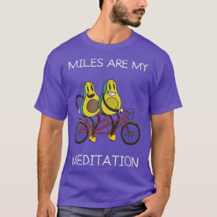 Meilen Meditation Mountain Avocado Biking Cycling T-Shirt