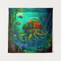 Meilen unter dem Meer Kunst Illustration Steampunk