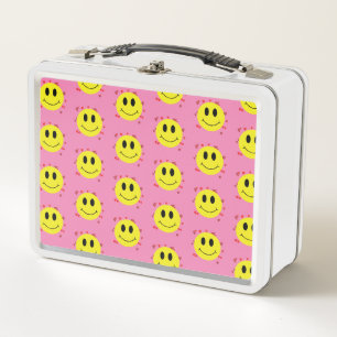 Meilen von Personalisierten Grin Faces Metall Brotdose
