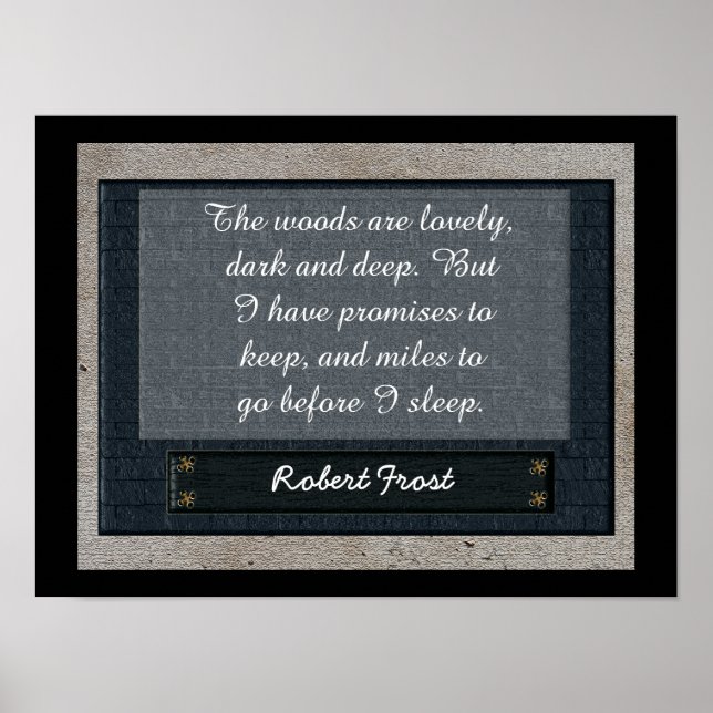 Meilen vor dem Schlaf Poster (Vorne)