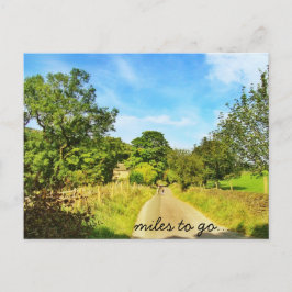 Meilen zu gehen... postkarte