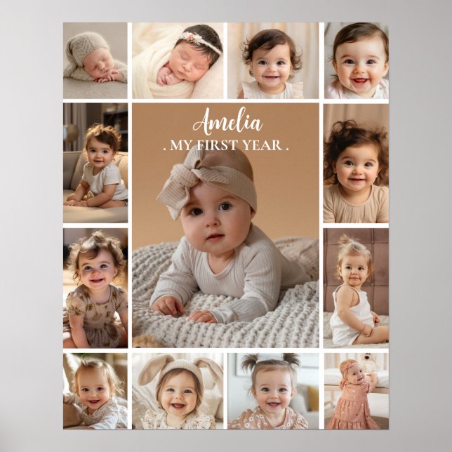 Meilenstein des Minimalistischen Fotos im ersten J Poster (Vorne)