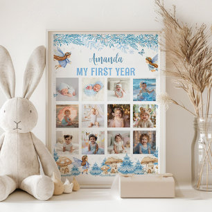 Meilenstein im ersten Foto des Fairy Winter Onderl Poster