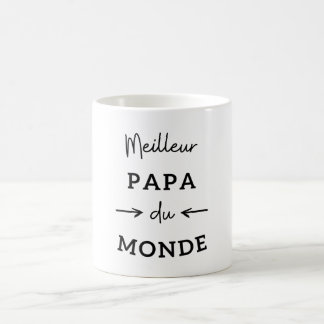 Meilleur papa du monde (noir) kaffeetasse