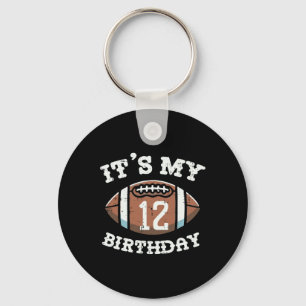 Mein 12. Geburtstag American Football 12 Jahre alt Schlüsselanhänger