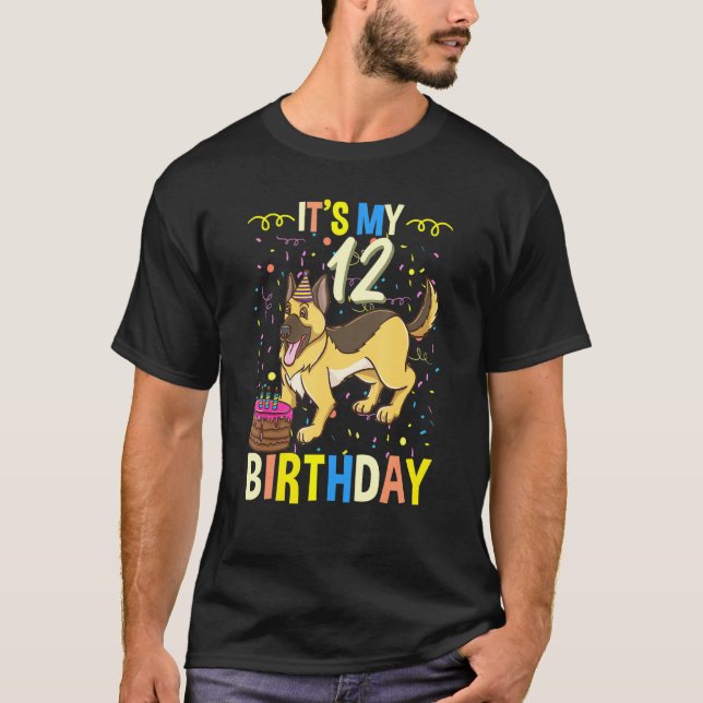 Mein 12. Geburtstag T-Shirt (Vorderseite)