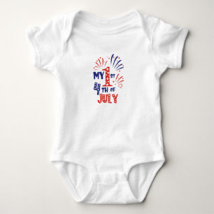 Mein 1. 4. Juli - Baby Bodysuit Strampler