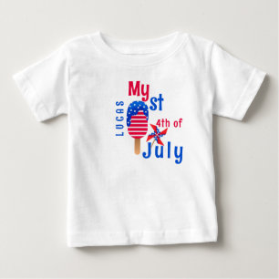 Mein 1. 4. Juli Süßer Babyjunge  Baby T-shirt