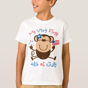Mein 1. 4. Mädchen-Affe scherzt T - Shirt