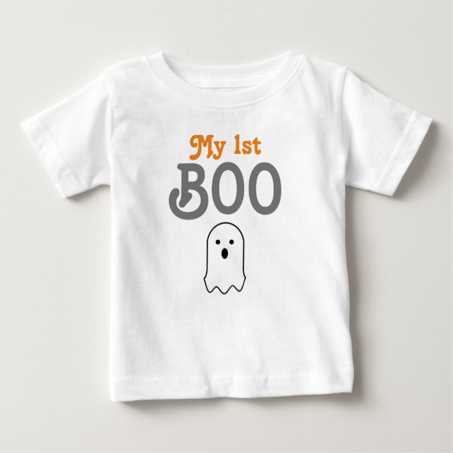 Mein 1. Boo Halloween Ghost Baby T-shirt (Vorderseite)