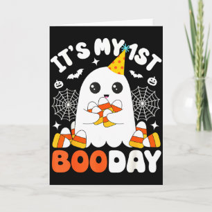 Mein 1. Boo-Tag ist, Lustiger Halloween-Geist 1. G Karte