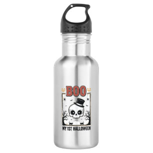 Mein 1. Halloween-Baby-Totenkopf-Vintage-Gravur-Sh Edelstahlflasche
