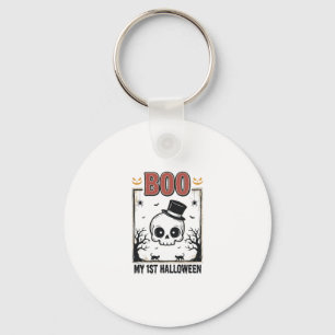 Mein 1. Halloween-Baby-Totenkopf-Vintage-Gravur-Sh Schlüsselanhänger