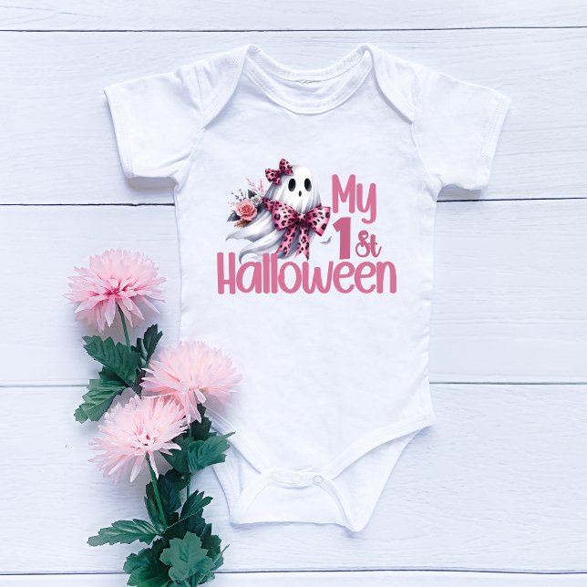 Mein 1. Halloween Niedlich Outfit Funny Baby Girl  Strampler (Von Creator hochgeladen)