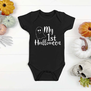 Mein 1. Halloween Niedliches Baby Ghost Baby Strampler