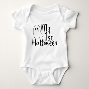 Mein 1. Halloween Niedliches Baby Ghost Baby Strampler