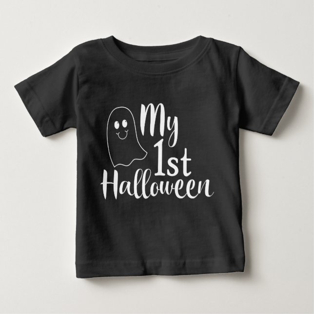 Mein 1. Halloween Niedliches Baby Ghost Baby T-shirt (Vorderseite)