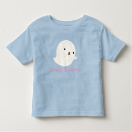 Mein 1. Halloween Pink & Blue Ghost Personalisiert Kleinkind T-shirt