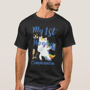 Mein 1. Heiliger Kommunion-Dobbing Einhorngeschenk T-Shirt