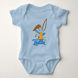 Mein 1. Oster Baby Bodysuit Blue Bodysuit - Oster Baby Strampler