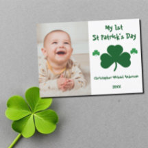 Mein 1. St Patrick's Day Baby Foto