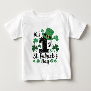 Mein 1. St. Patricks-Tag Farb-Shirt Baby T-shirt