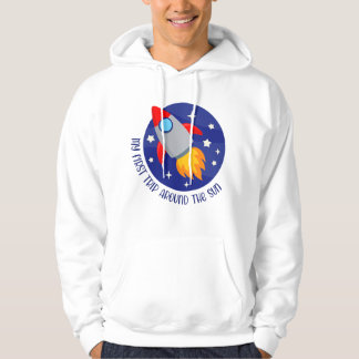 Mein 1. Trip Around The Sun Rocket 1. Geburtstags- Hoodie