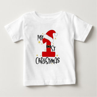 Mein 1. Weihnachtsfest - T - Shirt-Design Baby T-shirt