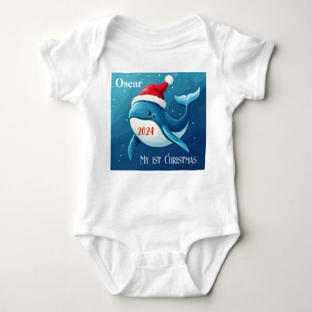 Mein 1. Weihnachtsgeschenk für Weihnachten, Baby Strampler (Vorderseite)